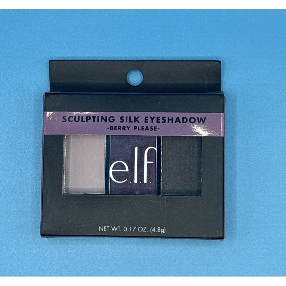 e.l.f. Sculpting Silk Eyeshadow Trio Berry Please Factory Sealed HTF